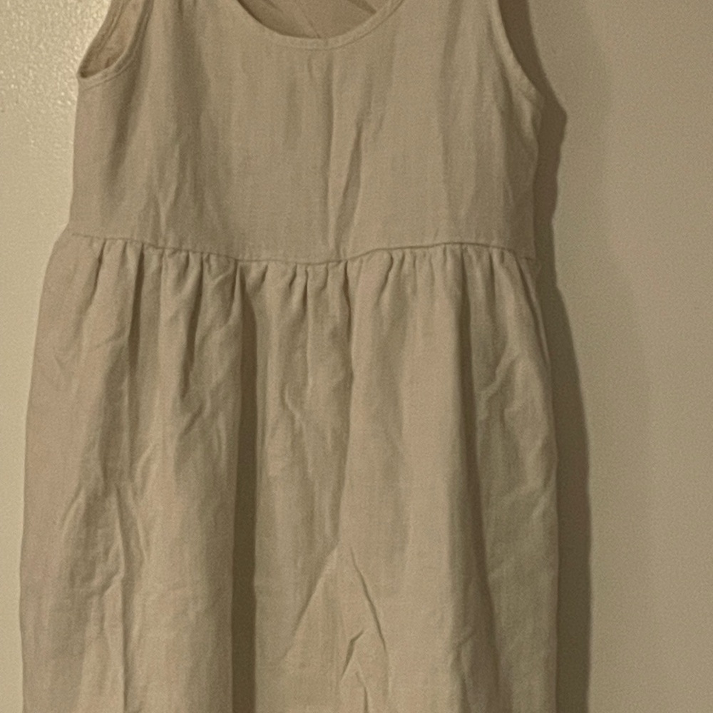 Nasty Gal Tan Sleeveless Scoop Neck Sundress